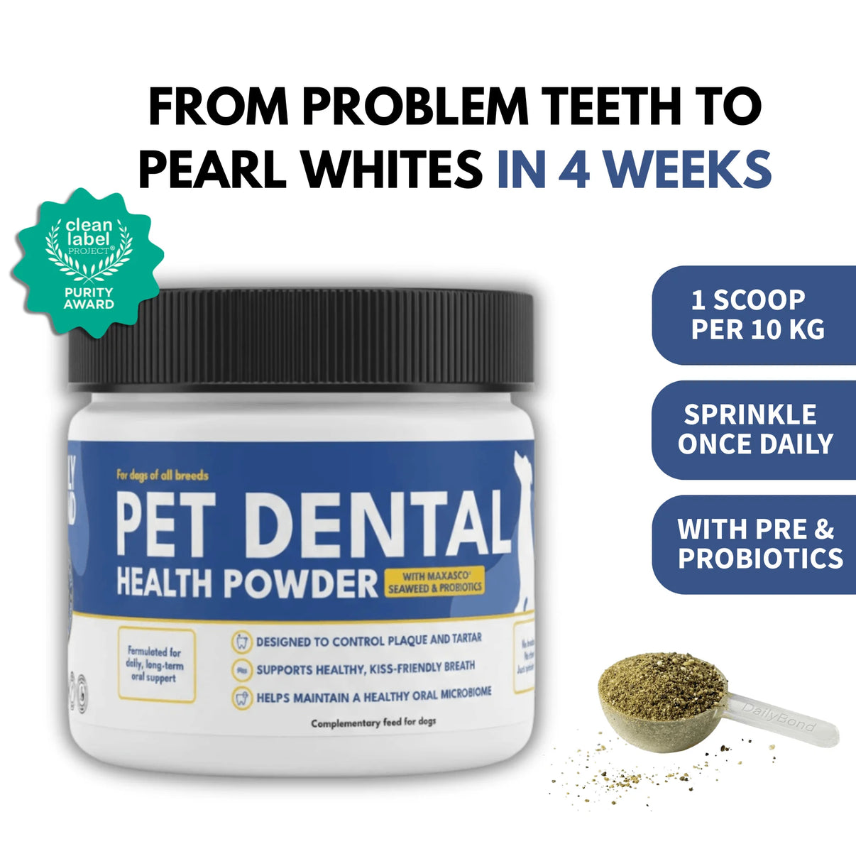 DailyBond Dog Dental Powder